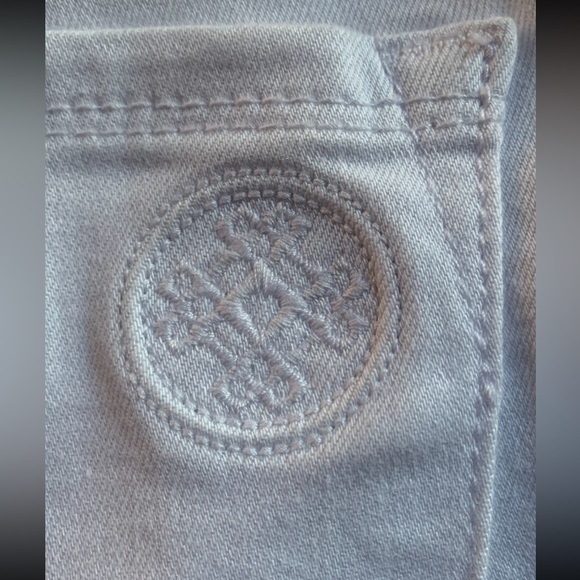 VGUC LAURIE FELT LOS ANGELES SILKY FLARE WHITE STRETCH JEANS IN SIZE M/US SIZE 8 - Picture 13 of 15